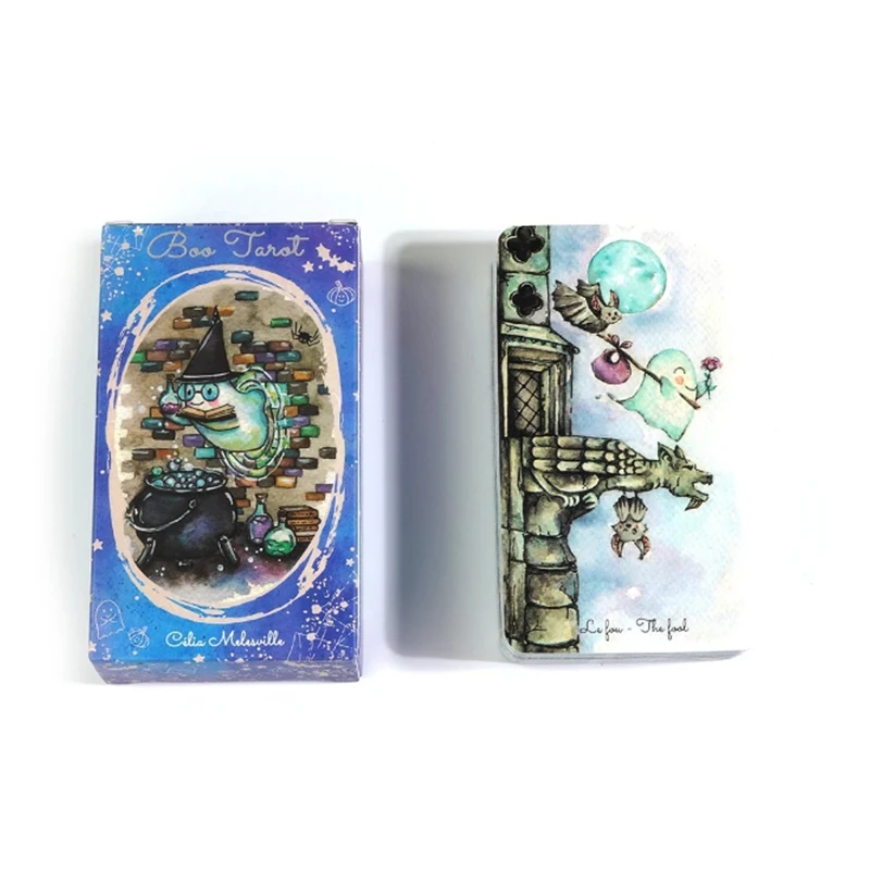 O Tarot Boo, Criado Por Celia Melesville, É Composto Por 78 Cartas De Tarot Em Inglês.