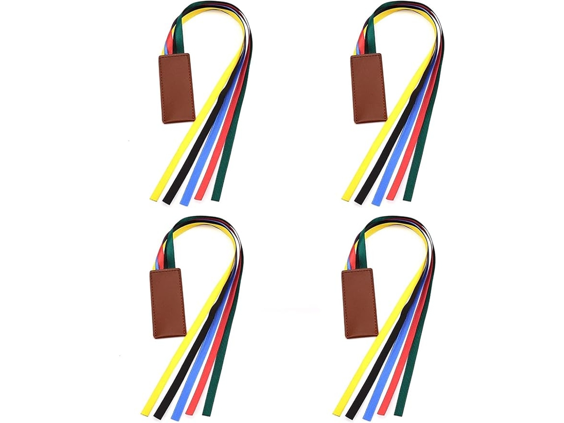 Conjunto de 4 Fitas de Seda Artificial com 5 Coloridas AQUAFORGE