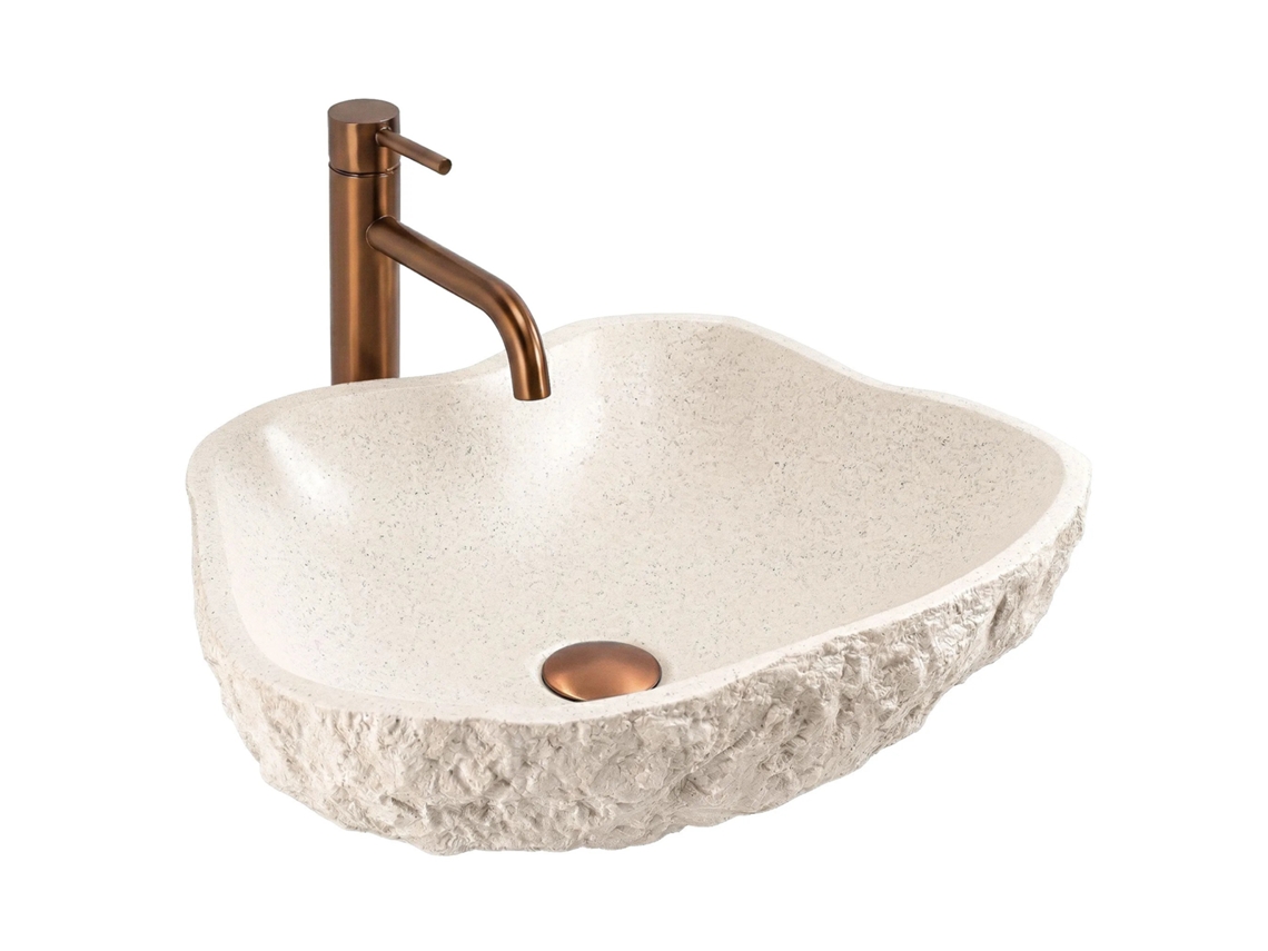 Lavatório De Apoio Rea Isla Warm Beige
