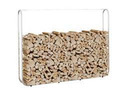 Suporte Para Lenha | Rack De Lenha 200x25x150 Cm Aço Galvanizado Wsd897157 Lovely Home