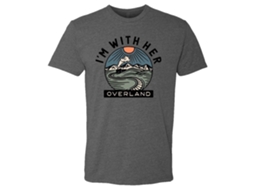 I'm With Her Overland Grey T shirt ROCKINSTONE Unisex Adults Best Sellers Size:xxxl