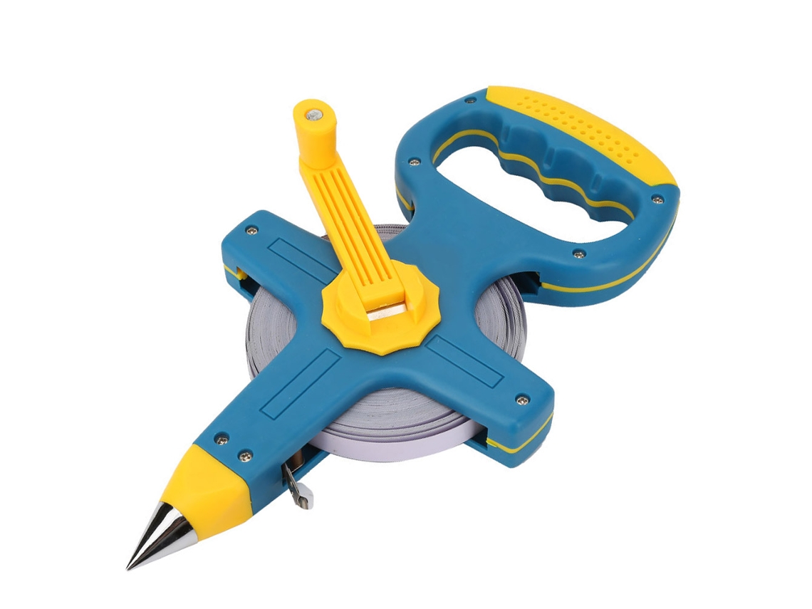 Cinta Métrica De Mano De Plástico Abs Para Construcción 30m Medida Portátil