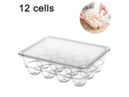 Ferramenta Porta-Ovos com Tampa para Geladeira 12 Compartimentos Este Recipiente Ovos É Uma Economia de Espaço Indispensável Sua Gelade UISAVE