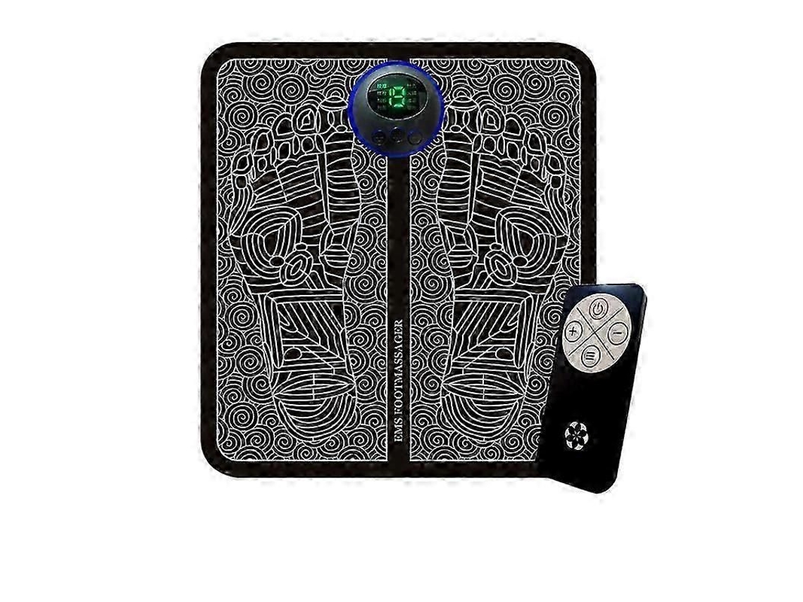 Massageador De Pés Elétrico Ems Tapete Massagem Booster Circulação Usb Recarregável