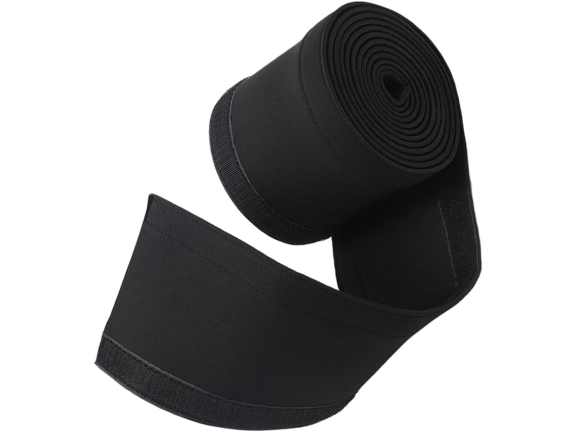 2 Rolos De Neoprene Para Organizar Cabos E Evitar Emaranhados, Ideal Para Escritório E Outros Ambientes.