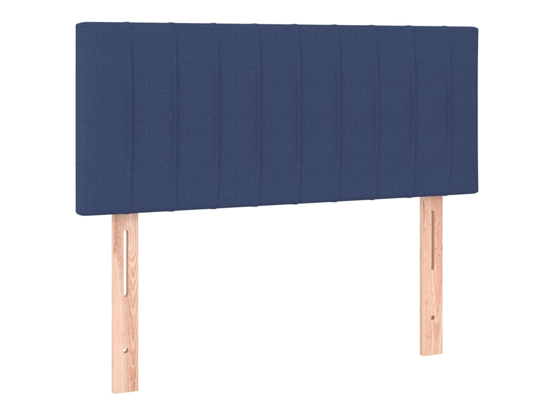 Cabeceira de Cama Tecido 100x5x78/88 Cm Azul MAISON EXCLUSIVE