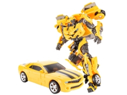 Primerox brinquedo Carro Robô com Deformação Manual em Liga para Crianças Presente Aniversário