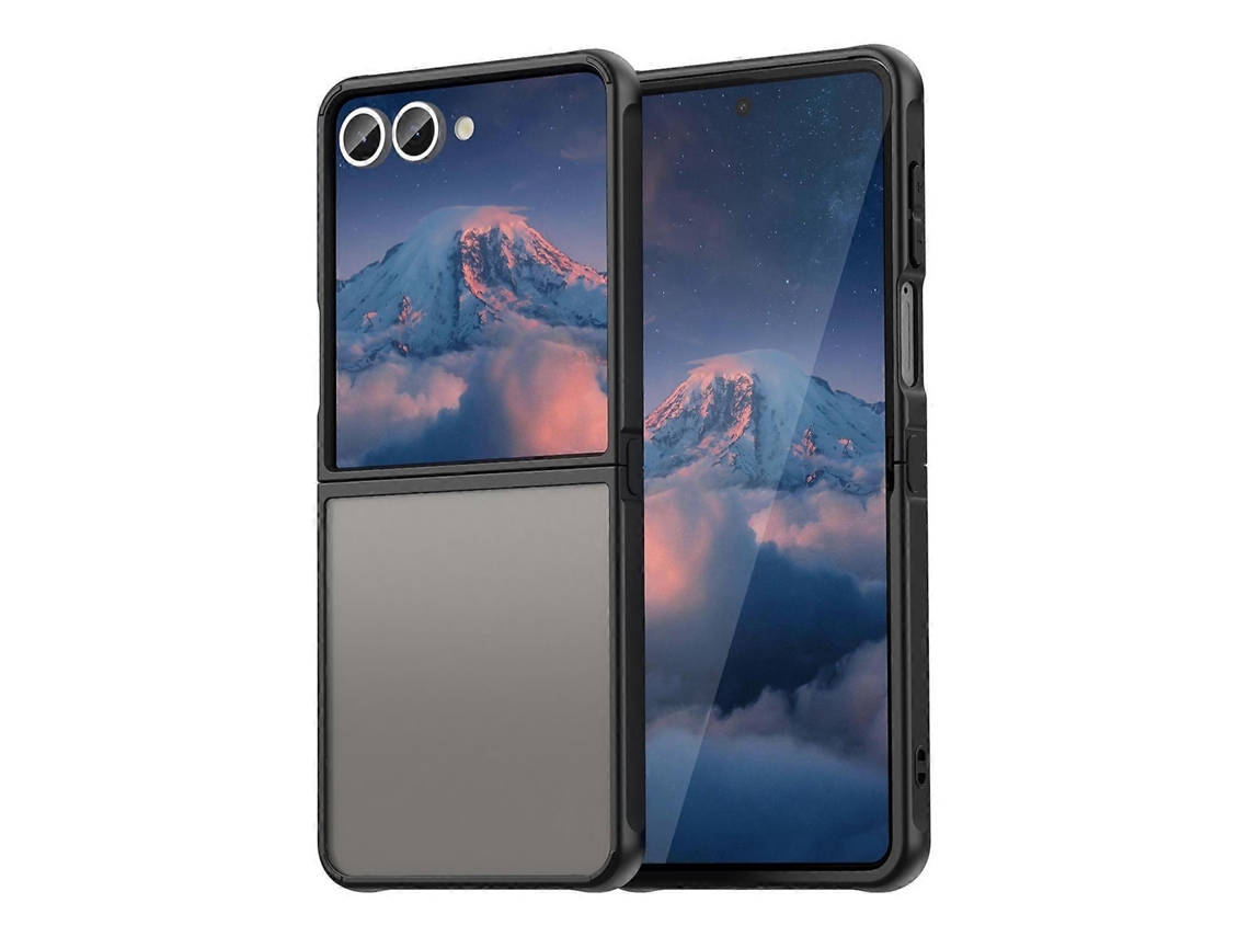 Capa Para Celular Fan Dun Series Em Tpu Híbrido Com Acabamento Fosco Em Pc Para Samsung Galaxy Z Flip7 5g