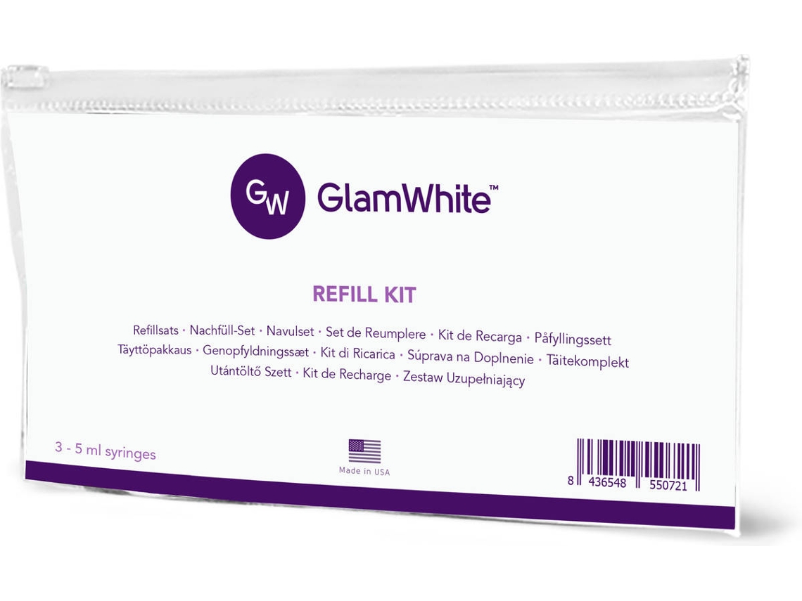 KIT RECARGA BRANQUEAMENTO GLAMWHITE