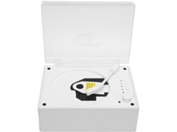 Leitor Cd Portátil Bluetooth Diyeeni, De De Mesa Retrô, Alto-falante De Madeira Com 5.0, Usb E Aux