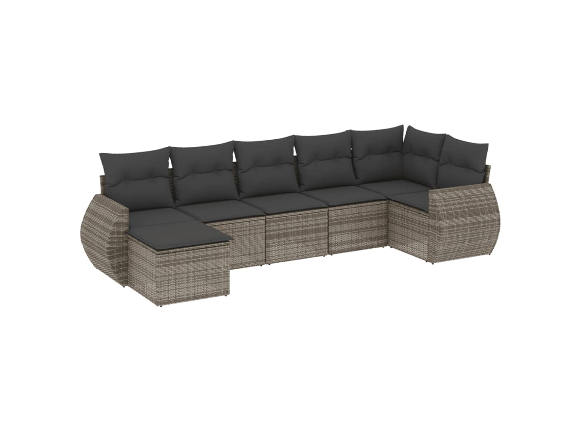 Garden Sofa Set, Garden Sofa Sets Vidaxl Cinzeto Rattan / Vime (n/a)