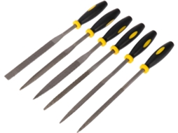 Conjunto De 6 Mini Limas De Madeira, Limas Manuais Com Cabos E Dentes Antiderrapantes.
