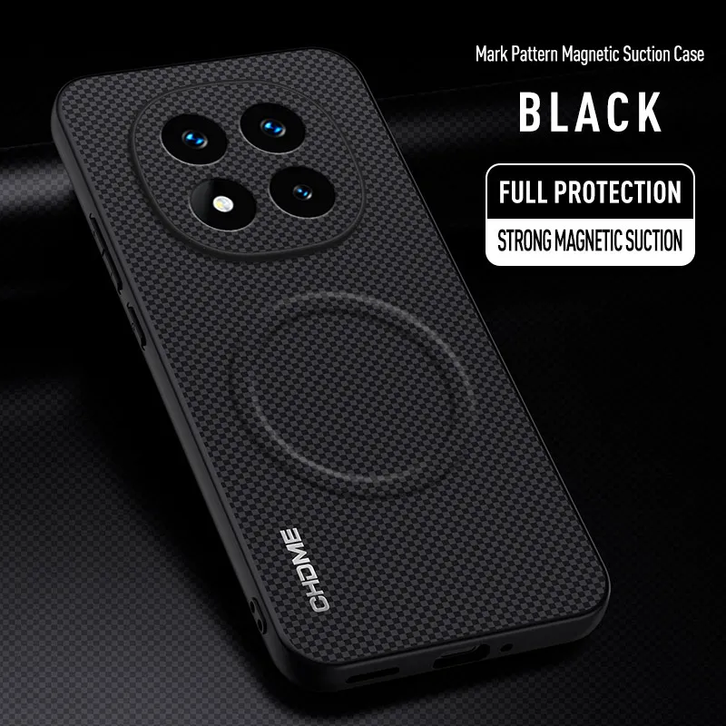 Capa Fosca Para Celular (preta, Xiaomi 15s Pro), Capa Protetora Magnética Magsafe Anti-impressão Digital.