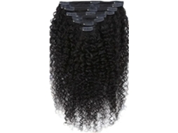 Apliques SFUSHOS de cabelo com coque cacheado, presilha, 8 peças