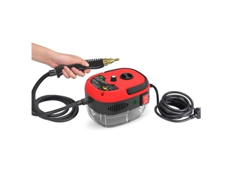 Limpador a Vapor Limpador a Vapor Portátil Alta Temperatura e Pressão 2500W para Exaustor Micro-Ondas Vermelho Eu-220V RNCYN