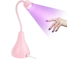 Secador de Unhas com Lâmpada Uv, Uv 18w Gel Secagem Rápida Timer 60s Portát Il 360 Rotação Secado GOKOCO
