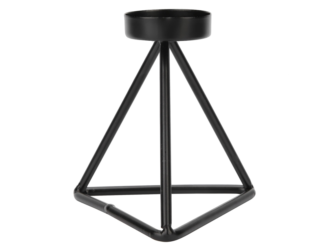 Laxiscreed Castiçal De Ferro Com Cabeça Única Para Decoração De Mesa E Casamento