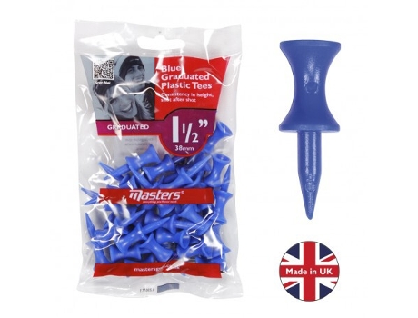 Conjunto de 30 Tês de Plástico MASTERS