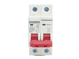Hkj disjuntor de Corrente Contínua Miniatura 2 Polos 1000v 10amp para Sistema Fotovoltaico Solar Din Rail