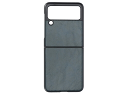 Capa de Telefone para Samsung Galaxy Z Flip 3 EOOCOO com textura de couro