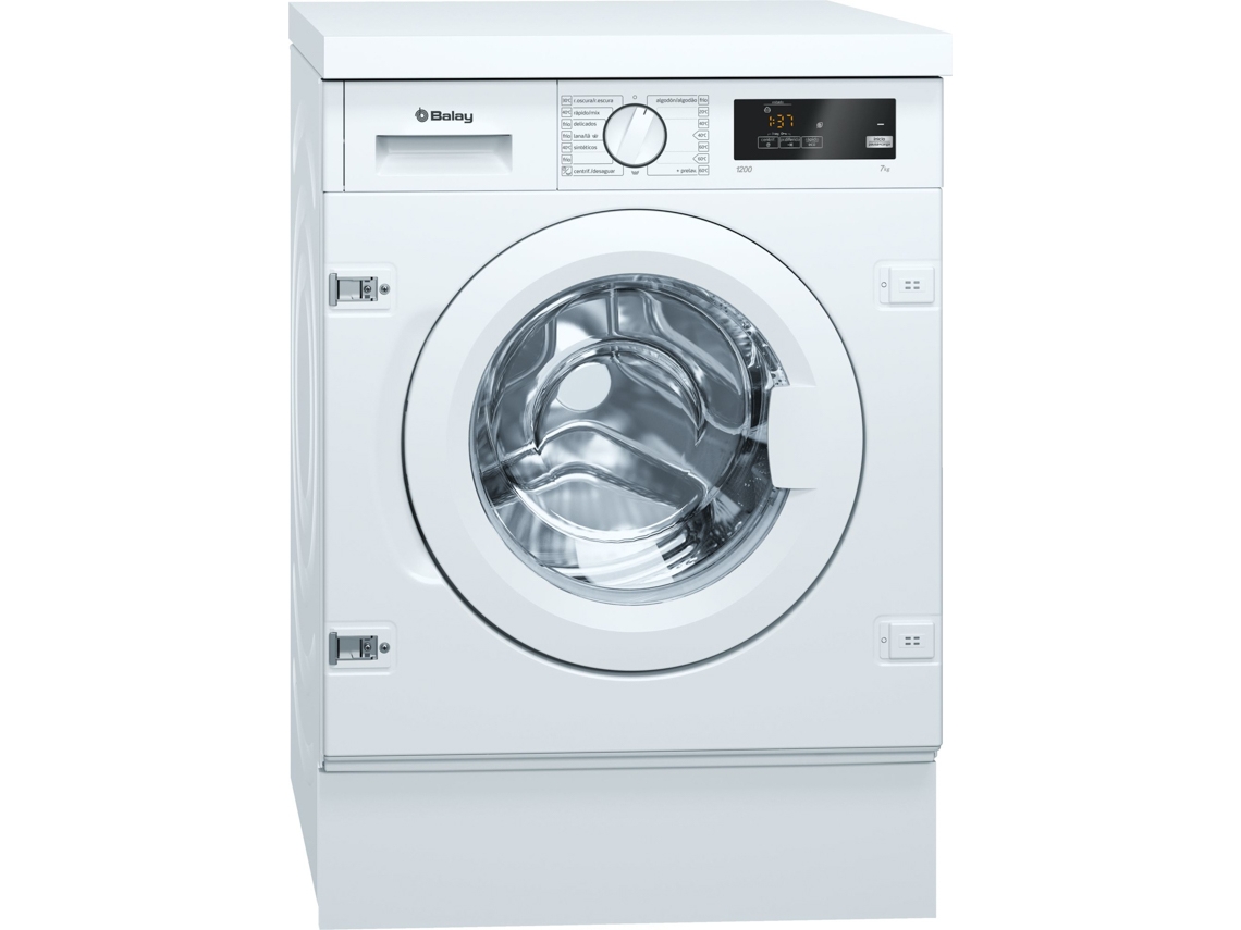 Máquina de Lavar Roupa Encastre BALAY 3TI977B (7 kg - 1200 rpm - Branco)