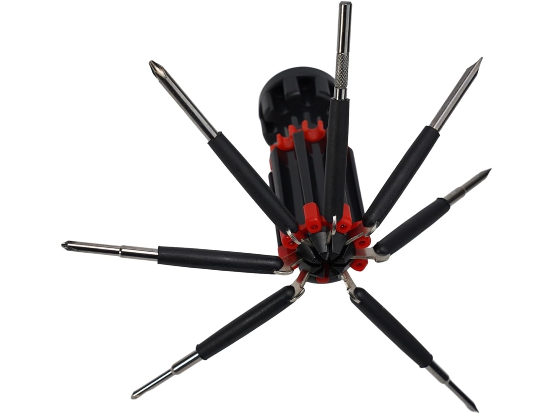 Chave De Fenda Dobrável Compacta Com Luz Led Integrada Para Uso Em Locais Escuros E Geral