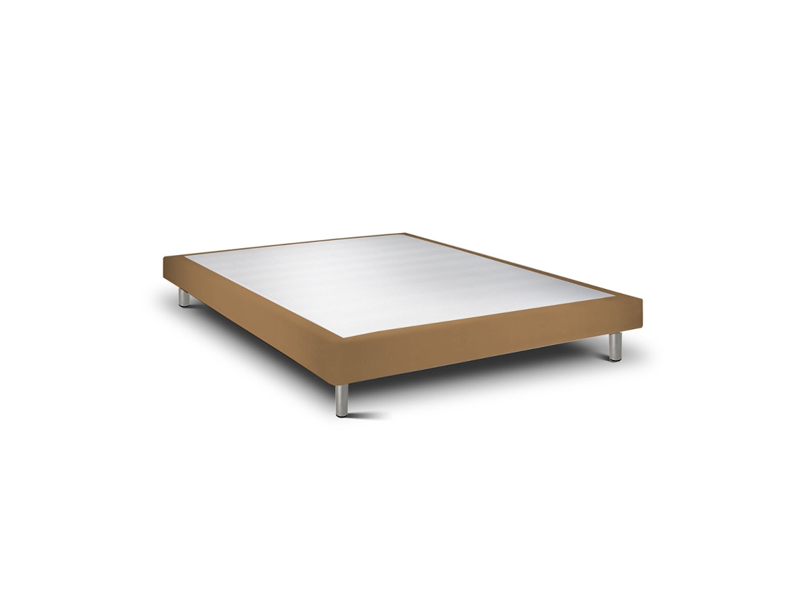 Sommier Rígido 15 Milano  Tabac Pés Metal 180 X 135 Cm Altura 30 Cm Indream