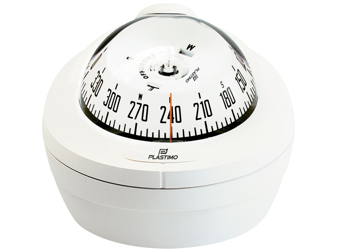 Mini Bitácula de Iluminação Compass Offshore 75 Brancoplastimo