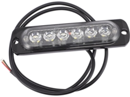 Luz estroboscópica LED ultrafina com alta condutividade térmica League