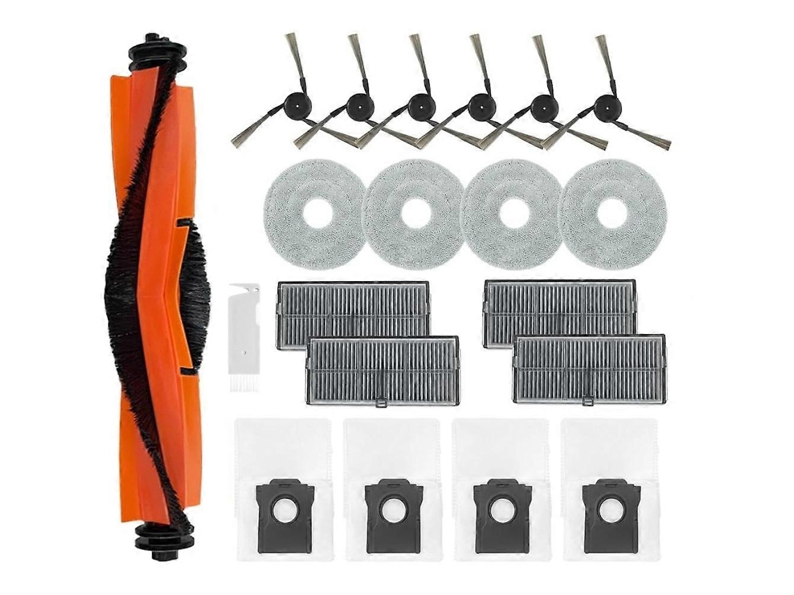 Peças Para Aspirador De Pó Dreame X40 Ultra / X40 Ultra Complete / X40 Pro / S30 Pro Ultra: Escova Lateral Principal, Filtro Hepa, Saco De Pó_ozo