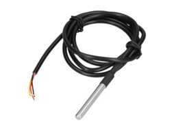 Sonda termopar para sensor de temperatura em aço inoxidável, 3 m, alta precisão.