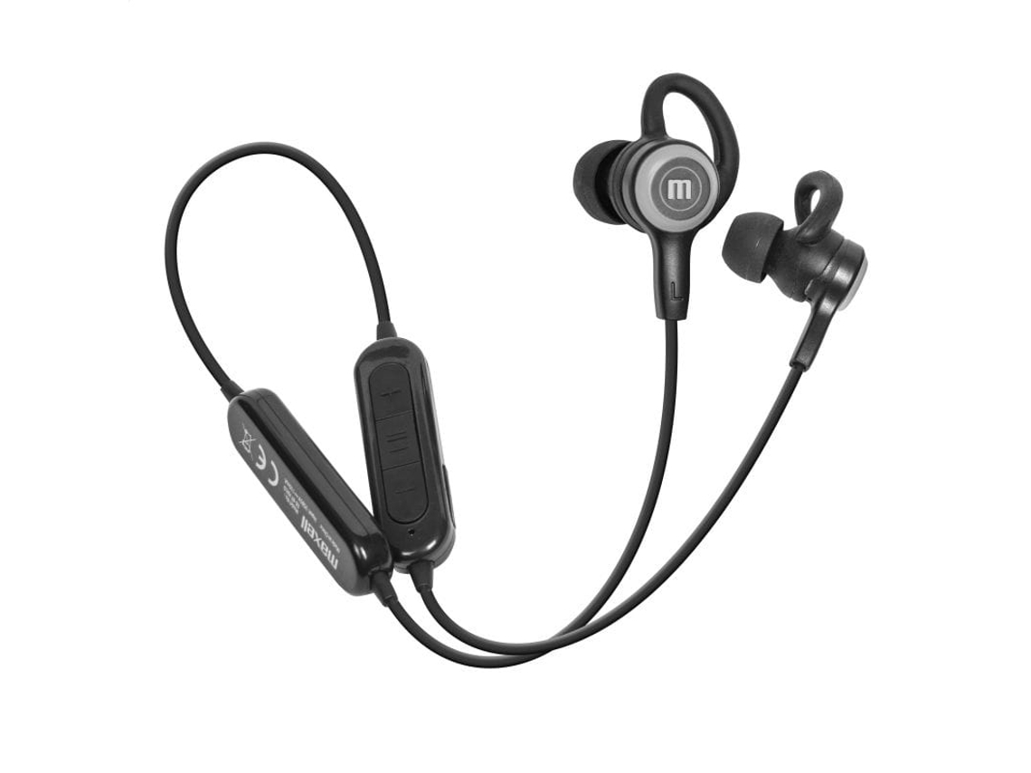 Auscultadores Bluetooth com Anel Led Preto NORTHIX