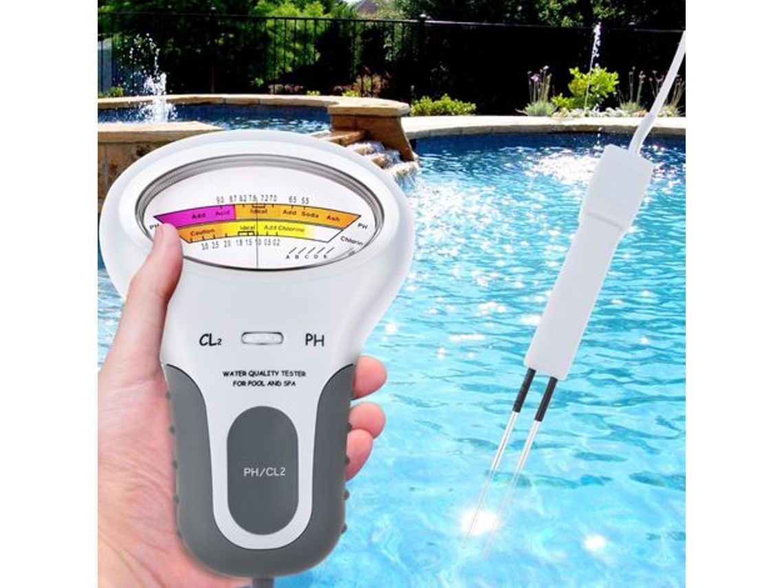 Midor Eletrônico De Ph E Teor Cloro Da Água Piscina Cabo 13 Cm*