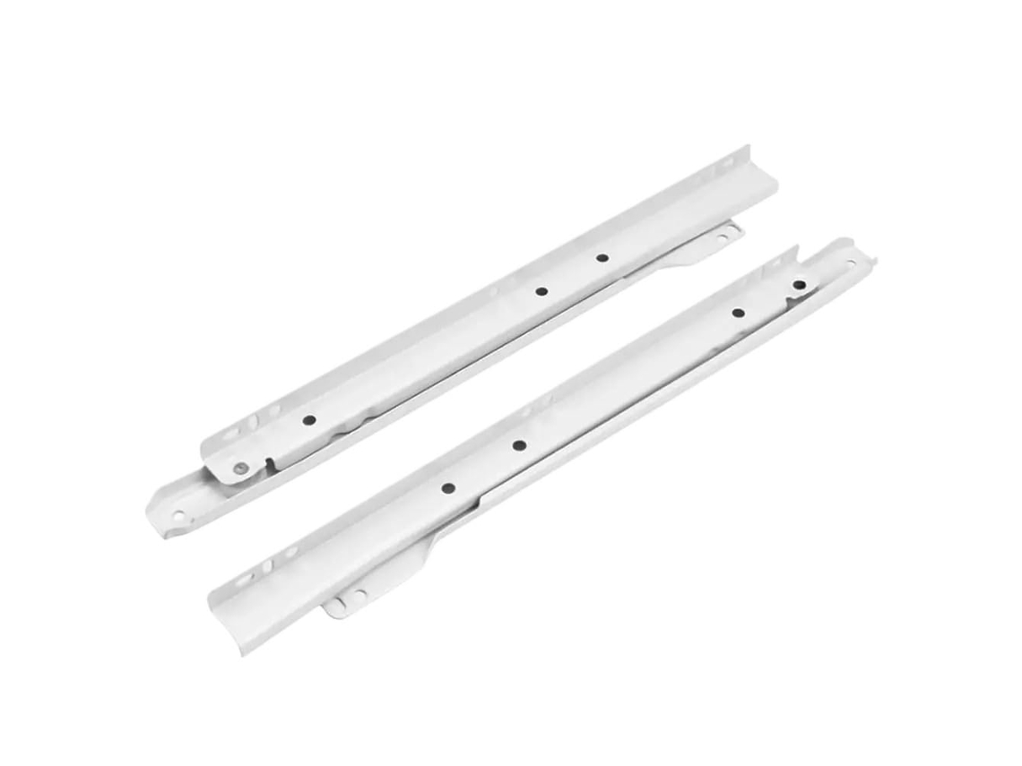 Corrediças Laterais Com Rolamentos De Esferas Para Gavetas, 1par, Trilho Inferior Em Aço Laminado A Frio Para Mesa De