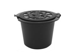 Pack 6 Cápsulas Reutilizáveis Para Nespresso Inissia Preto*