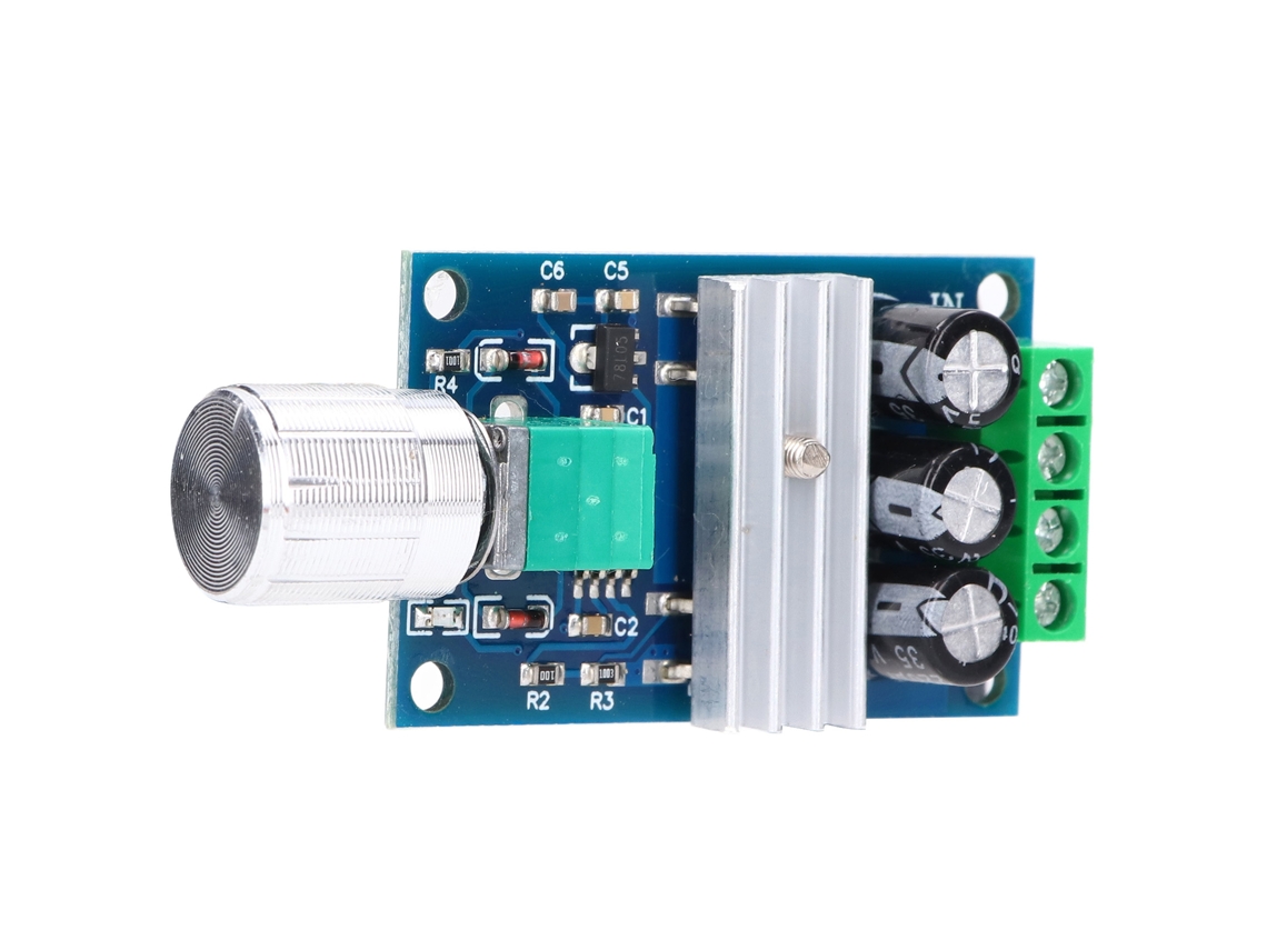 Controlador De Velocidade De Motor Pwm 2pç 6-28v 3a