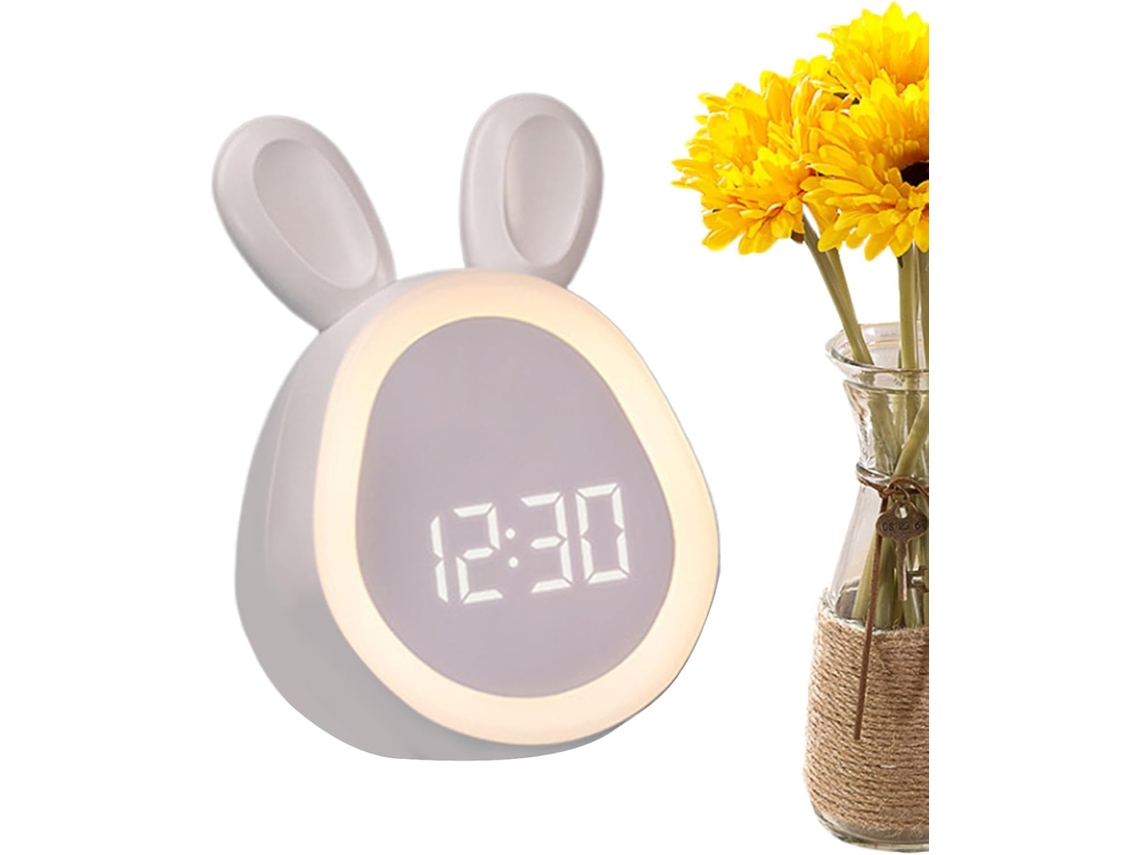Despertador De Mesa Charmoso Para Quarto Com Design Luz Noturna