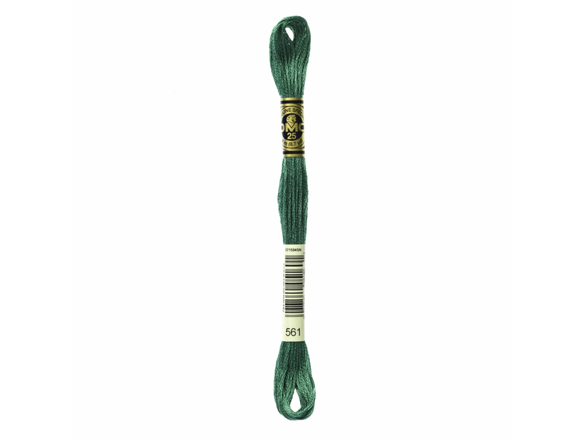 Linha de Bordar DMC Mouline 117Mc Verde 561