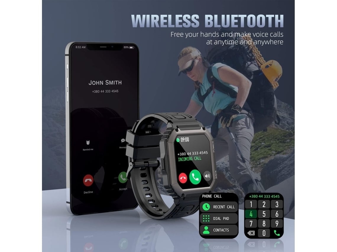 Smartwatch Kr06 Android Ios