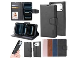 Capa De Couro 2 Em 1 Compatível Com Iphone 17 Pro Max