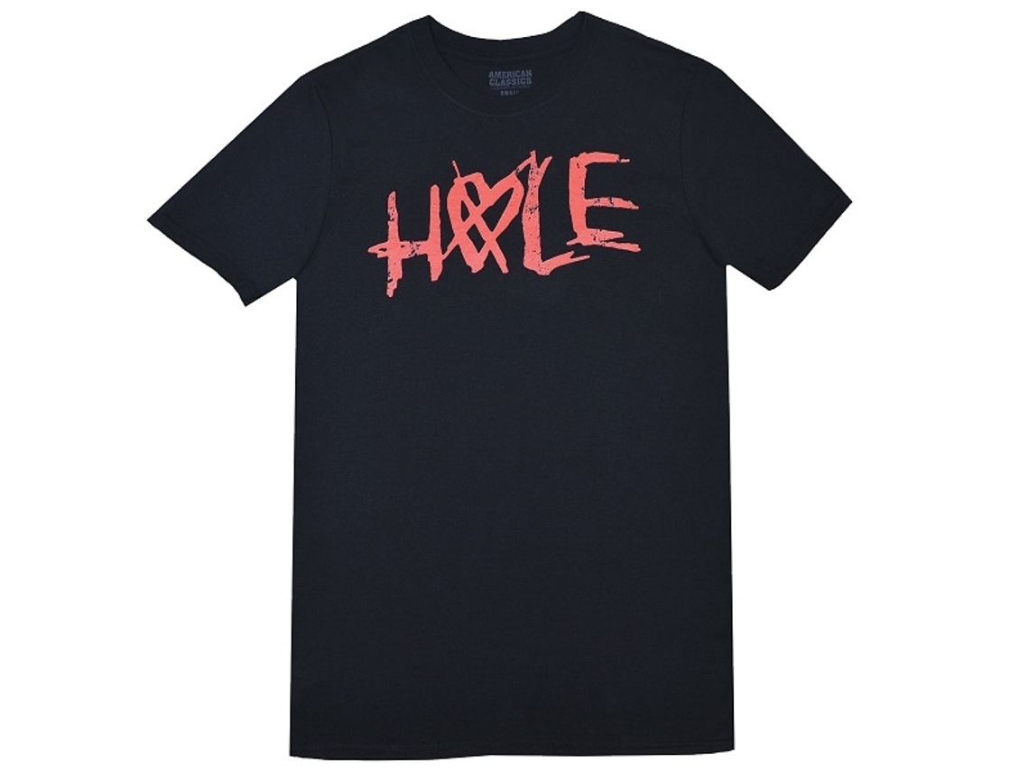Hole Crossed Heart Logo T-shirt Unisex Adults Size:xxl
