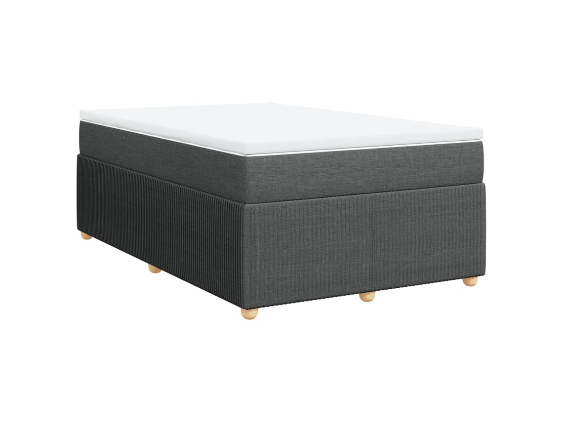 Box Spring Bed, Box Spring Beds Vidaxl Cinzeto Tecido (120 X 190 Cm)