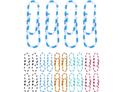 Clips De Papel Metálicos Abaodam Com Design Zebra, 100 Unidades, Aço Resistente, Fixação Segura E Fácil Armazenamento