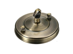 Kit De Suspensão De Lustre Em Ferro Com 2 Placas De Teto Diy, Capacidade Máxima 10kg Para Lampadas Pendentes E Decorações Bronze