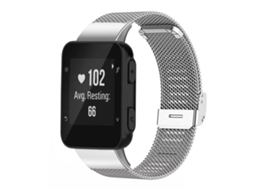 Bracelete para Garmin Forerunner 35 / 30 / 35j metal Milanês prata XIAOMOYU (20mm)