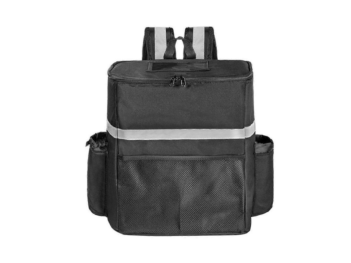 Mochila Isolada Impermeável Para Delivery Uber Eats, Espaço Extra, Nylon Durável
