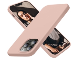 Capa iPhone 13 Pro HONXINM Ultrafina Rosa