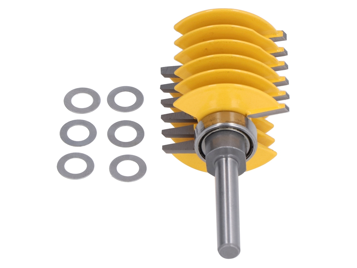 Broca De Router Com 8mm De Shank, 2 Dentes, Cabeça Ajustável 46mm, Ferramenta De Corte Para Marcenaria