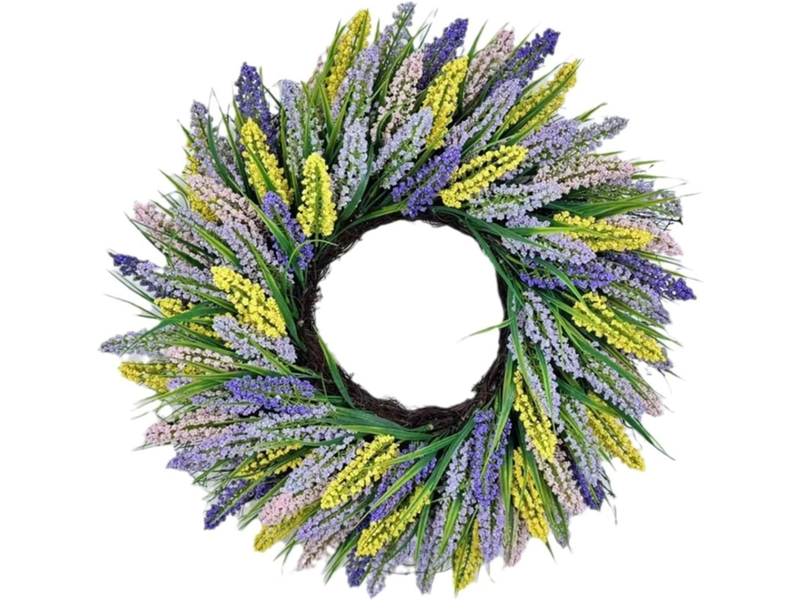Guirlanda De Primavera De 6 Metros Com Flores Verdes Artificiais Para Parede, Janela, Festa