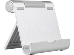 Suporte De Mesa Em Alumínio Para Tablet Compacto E Portátil, Com Base Inclusa (1 Peça)